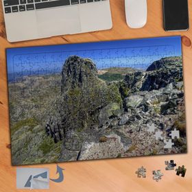 382 Dağlar Kayalıklar Kurak 240 Parça Puzzle Yapboz Tablo