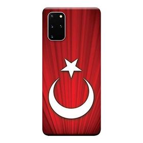 382 Samsung Galaxy S20 Plus SM-G985F Türk BayrağıBaskılı Silikon Kılıf