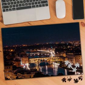384936 Ponte Vecchio Köprüsü Floransa 240 Parça Puzzle Yapboz