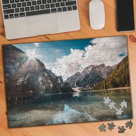 384938 Braies Gölü İtalya 240 Parça Puzzle Yapboz
