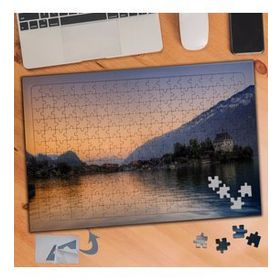 390 Dağ Kasaba Deniz 240 Parça Puzzle Yapboz Tablo