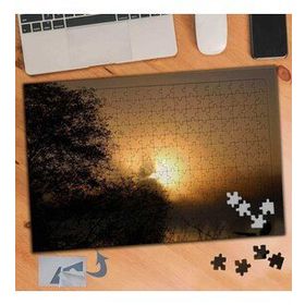 393 Güneş Işığı Ağaçlar Doğa 240 Parça Puzzle Yapboz Tablo
