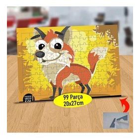 397 Sevimli İri Gözlü Köpekcik 99 Parça Puzzle Yapboz Tablo