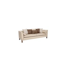 3A Mobilya 3Lü Krem 230X90X80 cm Kanepe