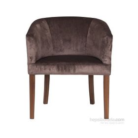 3A Mobilya Bitter Brown Oval Berjer