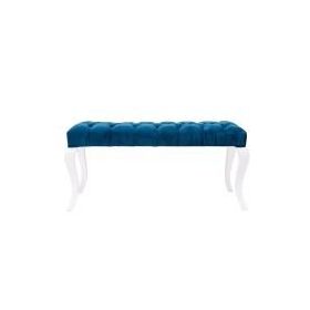 3A Mobilya Blue Kapitone Puf