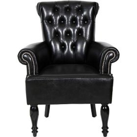 3A Mobilya Dark Black Berjer