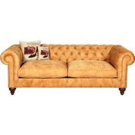 3A Mobilya Dark Yellow Chesterfield