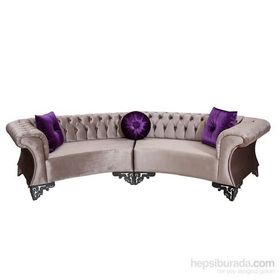 3A Mobilya Excellence Modern Antrisit Gri Chesterfield