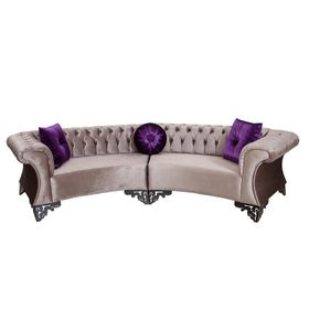 3A Mobilya Excellence Modern Antrisit Gri Chesterfield