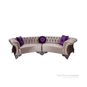 3A Mobilya Excellence Modern Antrisit Gri Chesterfield