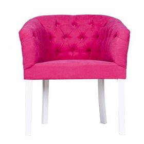 3A Mobilya Full Capitone Pink Fuşya Berjer
