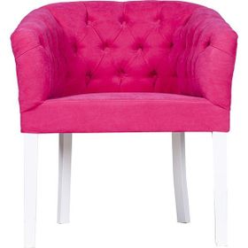 3A Mobilya Full Capitone Pink Fuşya Berjer