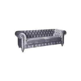 3A Mobilya Grey Chesterfield