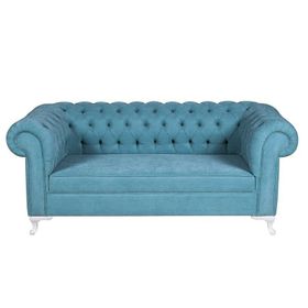 3A Mobilya İkili Turkuaz Chesterfield