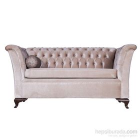 3A Mobilya İkili Turkuaz Chesterfield