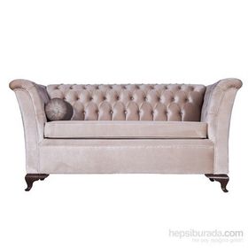 3A Mobilya İkili Turkuaz Chesterfield