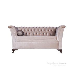 3A Mobilya İkili Turkuaz Chesterfield