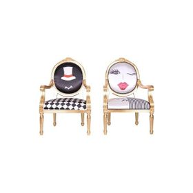 3A Mobilya King And Queen 2'li Sandalye