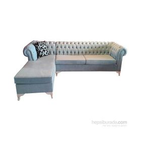 3A Mobilya L Kanepe Chesterfield