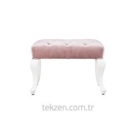 3a Mobilya Lükens Pudra Pembesi Kapitone Ayak Puf
