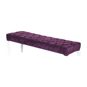3A Mobilya Lükens Purple Puf Sehpa