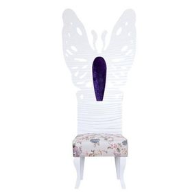3A Mobilya Madam Butterfly Beyaz Sandalye