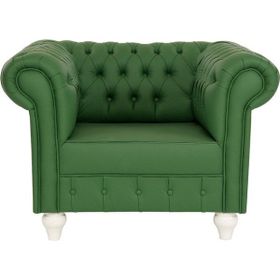 3A Mobilya Nature Chesterfield Yeşil Tekli Koltuk