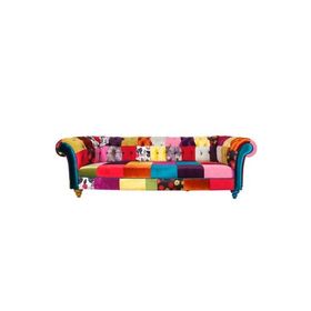 3A Mobilya Patchwork Chesterfield Kanepe