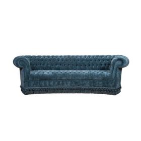 3A Mobilya Petreol Green Chesterfield