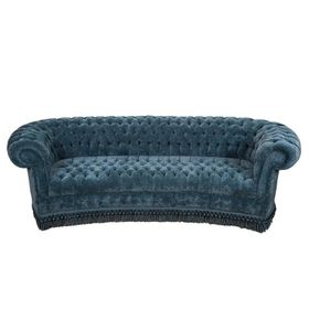 3A Mobilya Petreol Green Chesterfield