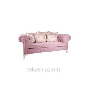 3A Mobilya Pink Dream Chesterfield Kanepe
