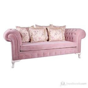 3A Mobilya Pink Dream Chesterfield Kanepe