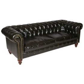 3A Mobilya Pullap Dark Green Chesterfield