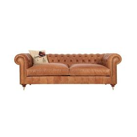 3A Mobilya Real Leather Chesterfield