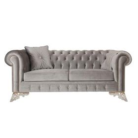 3A Mobilya Silver Chesterfield