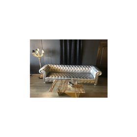 3A Mobilya Silver Chesterfield