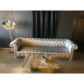 3A Mobilya Silver Chesterfield