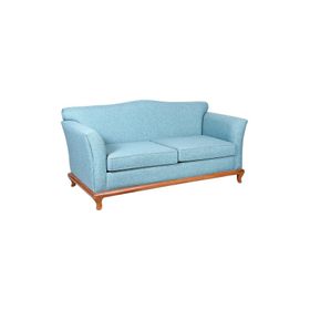 3A Mobilya Sky Blue Keten Kanepe