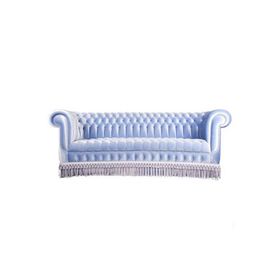 3A Mobilya Su Mavisi Rüya Chesterfield Kanepe