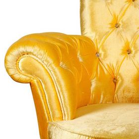 3A Mobilya Yellow Queen Tekli Koltuk