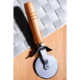 3B Trend Bambu Saplı Çelik 17 cm Pizza Kesici