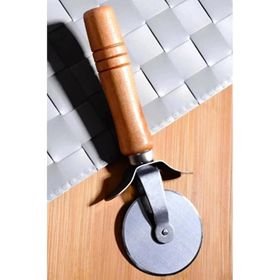 3B Trend Bambu Saplı Çelik 17 cm Pizza Kesici