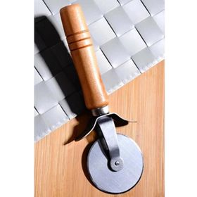 3B Trend Bambu Saplı Çelik 17 cm Pizza Kesici