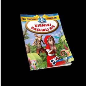 3BM 7 Kırmızı Başlıklı Kız 3D Gözlük ile Damla Yayınevi