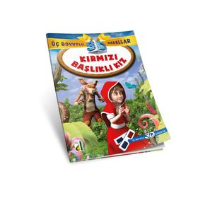3BM 7 Kırmızı Başlıklı Kız 3D Gözlük ile Damla Yayınevi
