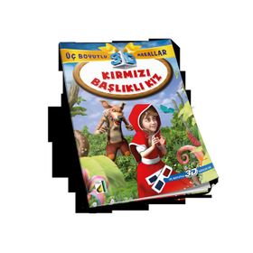 3BM 7 Kırmızı Başlıklı Kız 3D Gözlük ile Damla Yayınevi