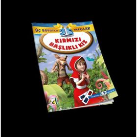 3BM 7 Kırmızı Başlıklı Kız 3D Gözlük ile Damla Yayınevi