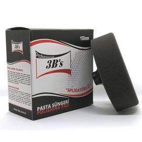 3B's Siyah 150 mm Aplikatörlü Cila Süngeri