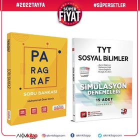 3d 2 Kitap Tyt Sosyal Bilimler Deneme ve Akm Paragraf Soru Bankası Seti